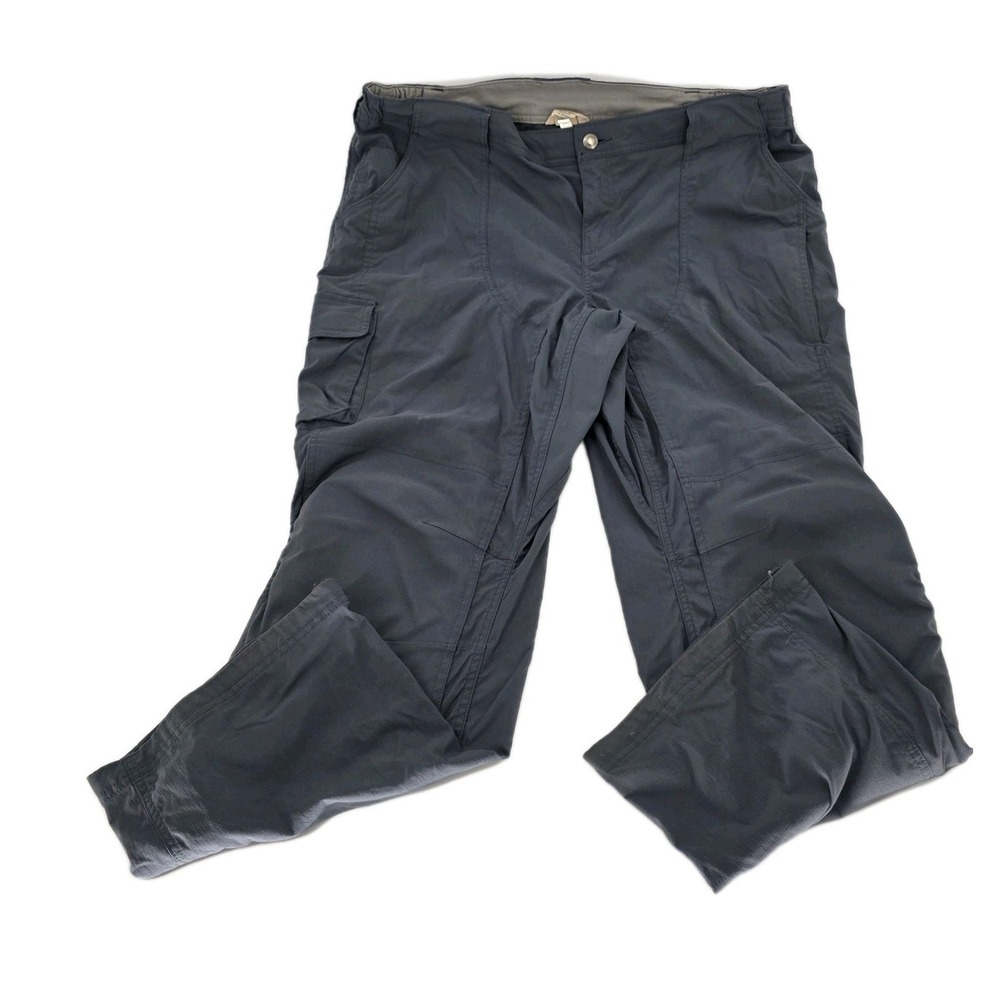 Duluth Trading Co Womens Blue Sable Heirloom Gardening Cargo Utility Pants 18x29